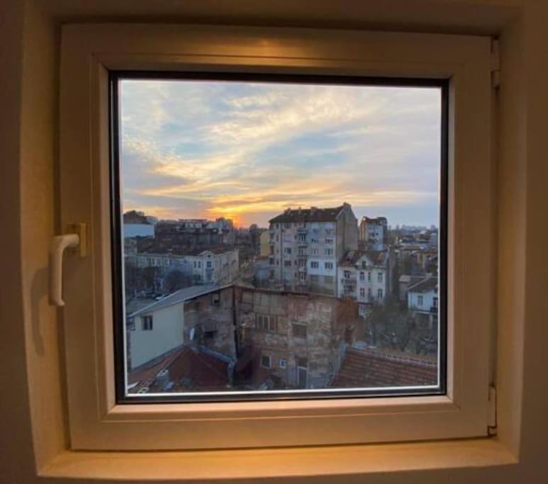 Sky-View Apartmentin Perfect City Center Sofia Buitenkant foto